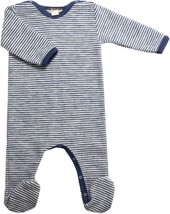Lilano Barboteuse manches longues laine vierge marine
