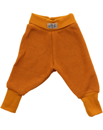 Lilano Strick-Bundhose aus Merinowolle - Curry