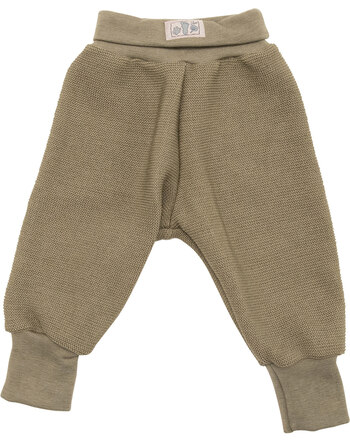 Lilano Strick-Bundhose aus Merinowolle - Khaki