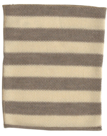 Lilano Strickschal/Loop im Streifen Design & aus Schurwolle - Sand