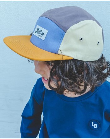 Lil´Boo Skater Cap Block Colour made of organic cotton - Block Caramel