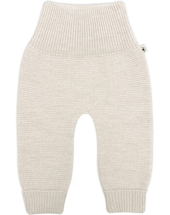 Lille Toni Strick-Hose für 0 - 1 Jahr 'Frido' aus Merinowolle - Creme