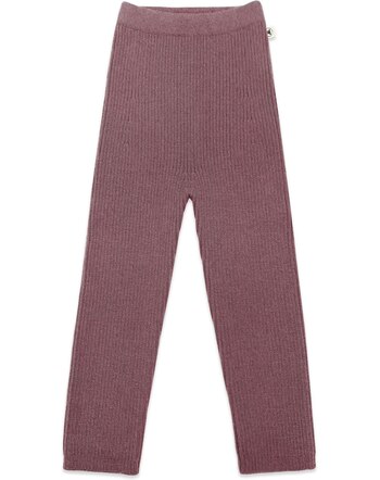 Lille Toni Strickleggings 'Finn' aus Merinowolle - Mauve 💗🌿