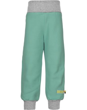 loud + proud Fleece pant with cuffs ICE AGE topaz 4158-top GOTS