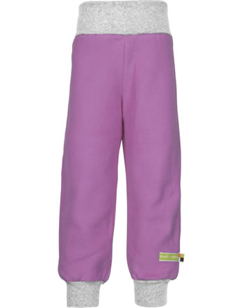 loud + proud Fleece pant with cuffs FOX AND HEDGEHOG violet