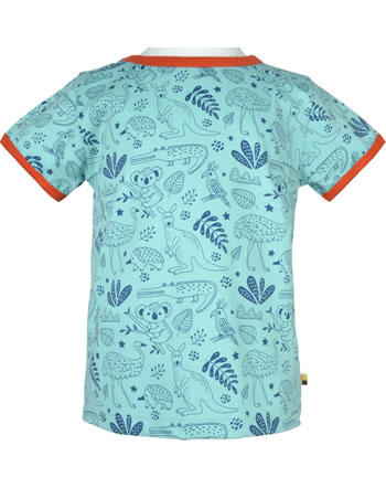 loud + proud Shirt short sleeve Single Jersey AUSTRALIA lagoon 1093-lag GOTS