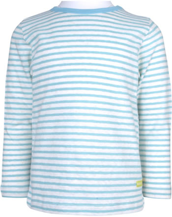 loud + proud Shirt long sleeve with linen AUSTRALIA lagoon 1092-lag GOTS