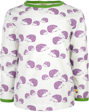 loud + proud Shirt long sleeve HEDGEHOG violet