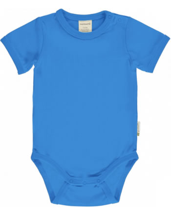 Maxomorra Baby-Body Kurzarm SOLID AZURE blau 22CX03-2236 GOTS