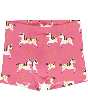 Maxomorra Boxer Shorts UNICORN pink GOTS