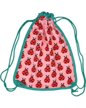 Maxomorra Gym Bag Sweat Turnbeutel Ladybug rosa