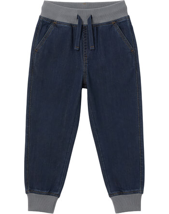 Maxomorra Jogginghose im Denim-Look aus Bio-Baumwolle - Denim