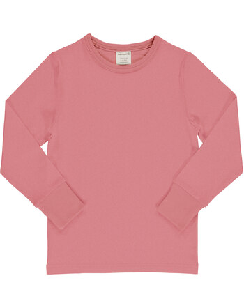 Maxomorra Langarmshirt aus Baumwolle - Dusty Pink