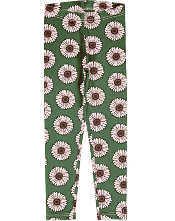 Maxomorra Leggings Sweat CALENDULA grün C3433-M458 GOTS