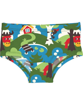 Maxomorra Girls Briefs Hipster COUNTRYSIDE blue/red