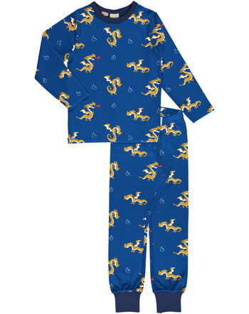 Maxomorra Pyjama-Set 'Dragon' aus Bio-Baumwolle mit Drachen - Dragon