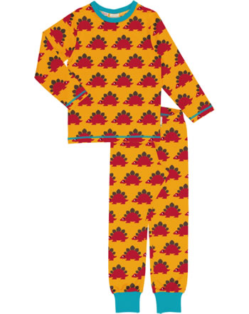 Maxomorra Pyjama lang CLASSIC DINO orange CA21C03-CA2117 GOTS