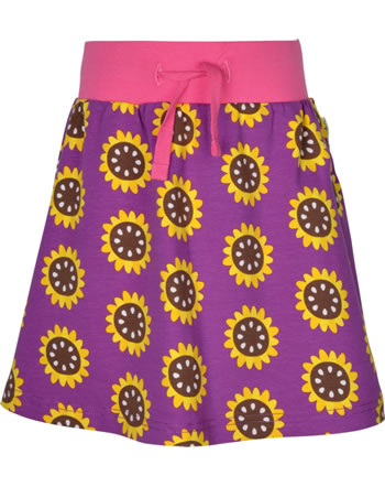 Maxomorra Skirt jersey GARDEN SUNFLOWER lila