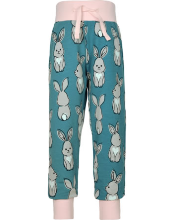 Maxomorra Sweat-Hose m. Bund RABBIT blau C3420-M456 GOTS