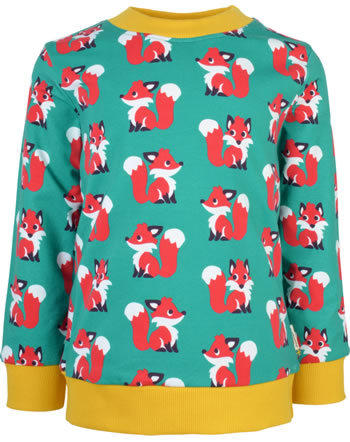 Maxomorra Sweatshirt FOX red/green GOTS