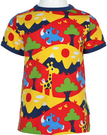 Maxomorra T-shirt manches courtes SAVANNA coloré SP22BX01-2215 GOTS