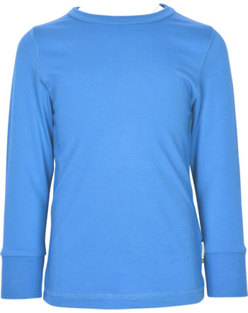 Maxomorra T-Shirt Langarm SOLID AZURE blau