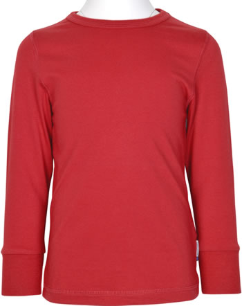 Maxomorra T-Shirt Langarm SOLID ruby