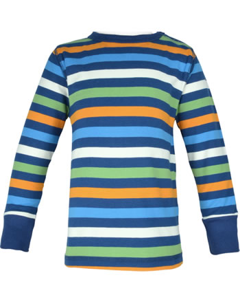 Maxomorra T-Shirt Langarm STRIPE stripe navy C3437-M520 GOTS