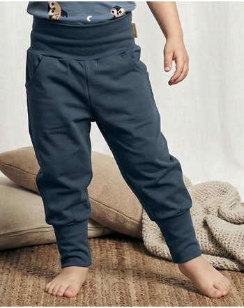 Maxomorra Thermo-Bundhose aus Bio-Baumwolle - Blue