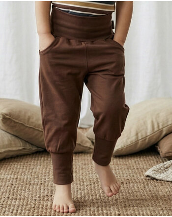 Maxomorra Thermo-Bundhose aus Bio-Baumwolle - Brown