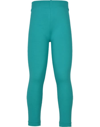 Maxomorra Thermo-Leggings SWEAT SOLID LAGOON turquoise DX009-SX027 GOTS