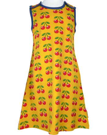 Maxomorra Träger-Kleid CHERRY gelb