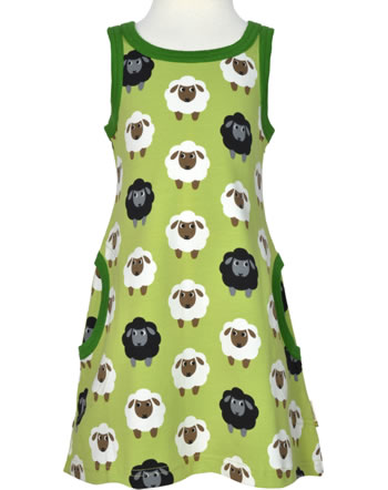 Maxomorra Träger-Kleid SHEEP grün C34821-M540 GOTS