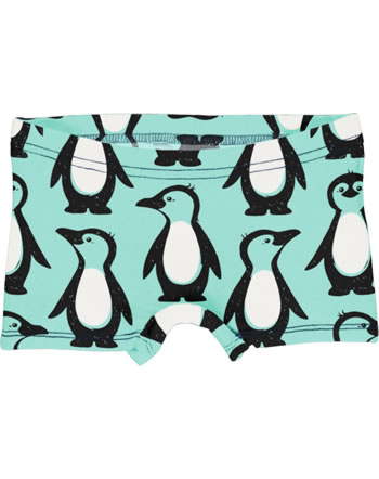 Maxomorra Unterhose Boxer Panty PENGUIN FAMILY blau C3432-M513 GOTS