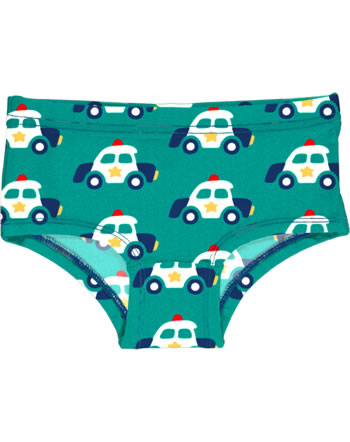 Maxomorra Unterhose Hipster POLICE CAR grün C3421-M487 GOTS