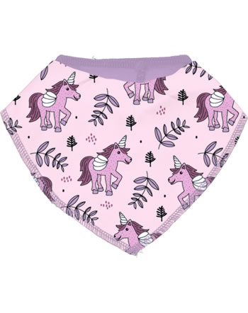 Meyadey Dreieck-Halstuch UNICORN JUNGLE rosa C3467-M348 GOTS