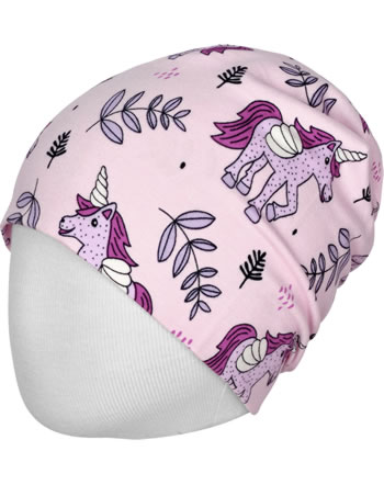 Meyadey Mütze Beanie UNICORN JUNGLE rosa C3467-M544 GOTS 