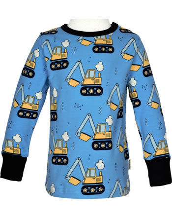 Meyadey T-Shirt Langarm EXCAVATOR RIDE blau C3459-M467 GOTS