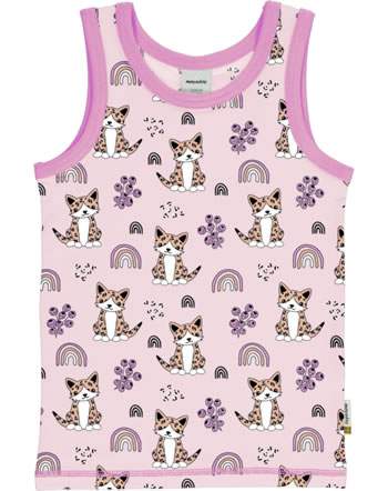 Meyadey Tanktop Unterhemd KITTY RAINBOW rosa C3461-M471 GOTS