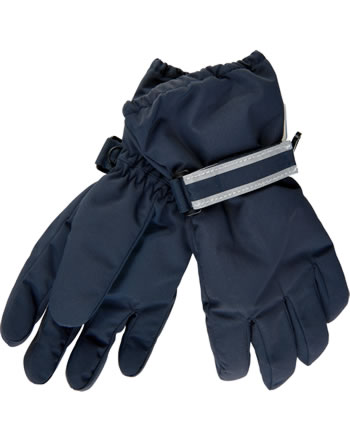 Mikk-Line Kids Winter gloves with lining blue nights 93003 BIONIC FINISH®ECO