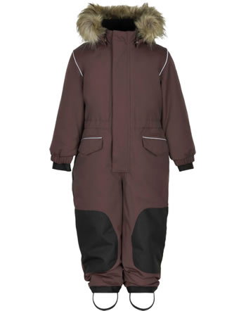 Mikk-Line Winter Snowsuit with hood decadent chocolate 19129