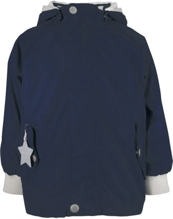 Mini A Ture Hooded jacket with fleece WALLY ombre blue 1213097700-5820