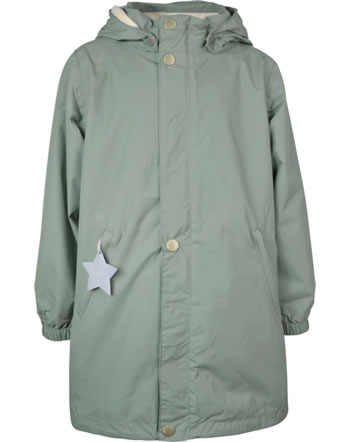 Mini A Ture Hooded jacket with fleece VIVICIA granite green 1220308702-7730