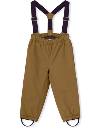 Mini A Ture Snow pants removable straps WILAS rubber brown 1213095700-1640