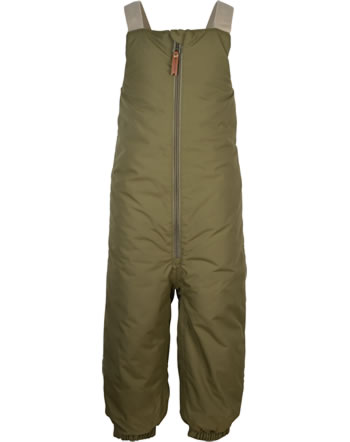Mini A Ture Snow pants with straps Thermolite® WALENTY capers green