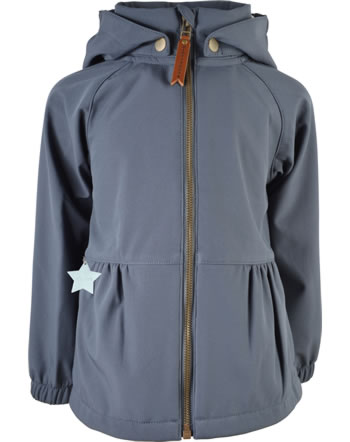 Mini A Ture Softshell Jacket with fleece MATBRIDDI ombre blue