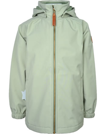 Mini A Ture Softshell Jacket with fleece ADEN seagrass