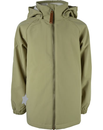 Mini A Ture Softshell Jacket with fleece MATADEN boa green