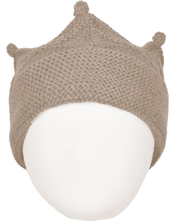 Mini A Ture Headband merino wool crown CINNI grey brown1223006053-9440