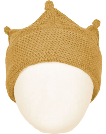 Mini A Ture Headband merino wool crown CINNI taffy yellow